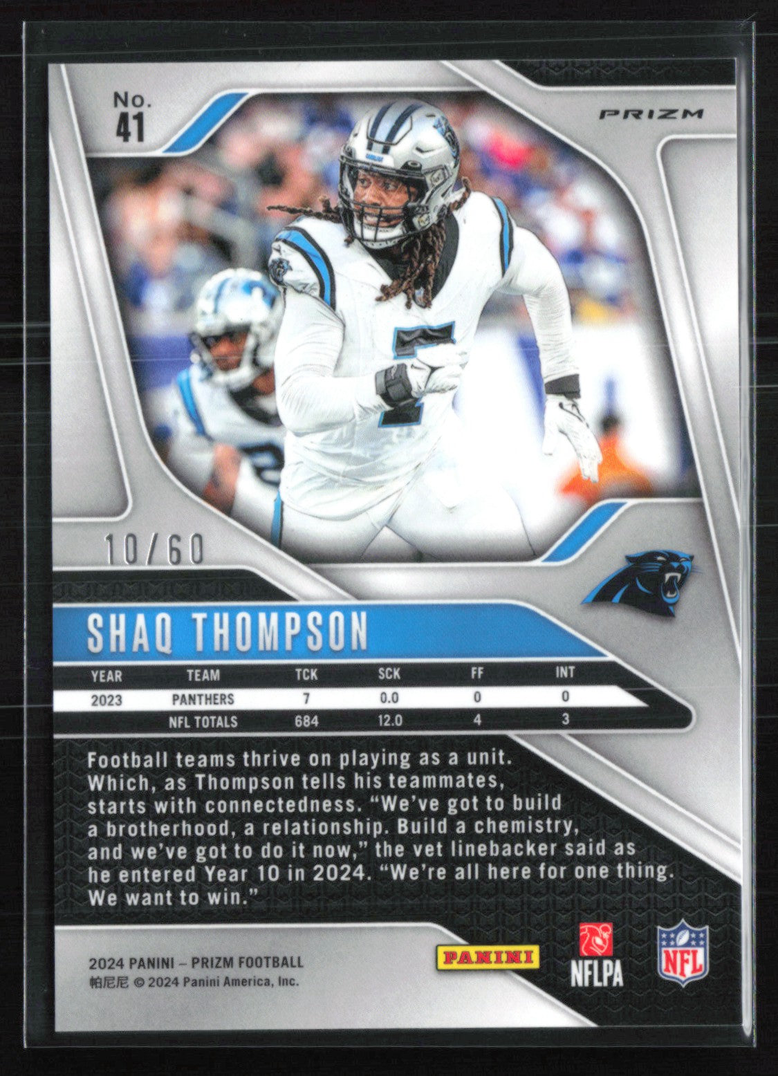 Shaq Thompson Orange Wave /60