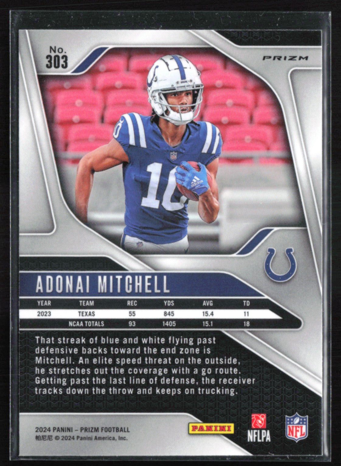 Adonai Mitchell RC Silver Prizm