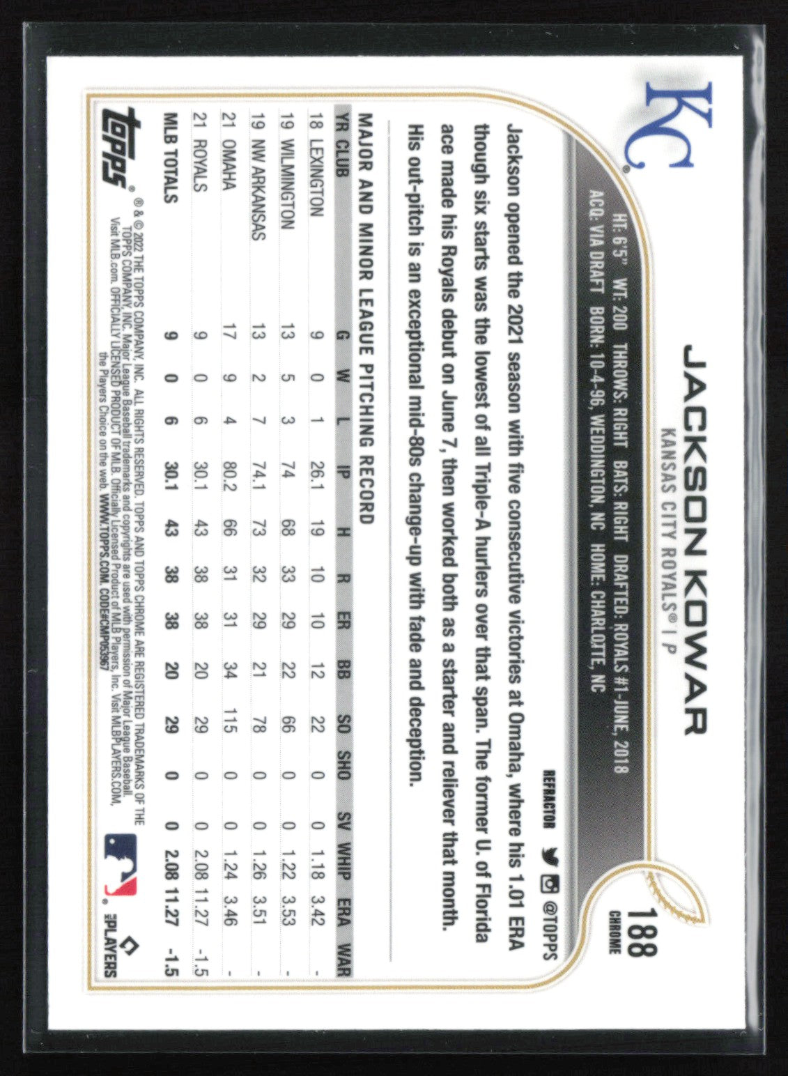 Jackson Kowar RC Refractor