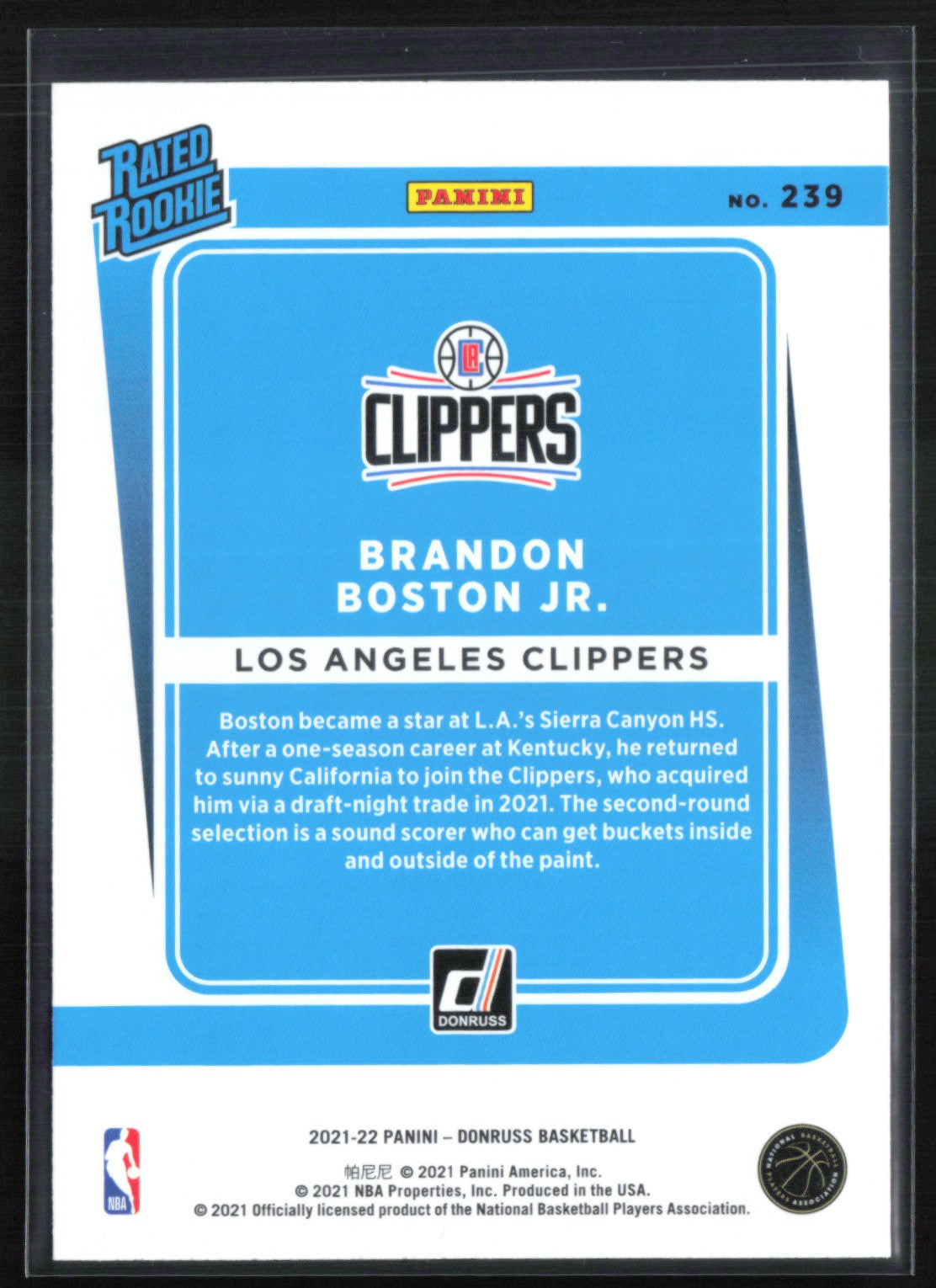Brandon Boston Jr. RC Orange Laser