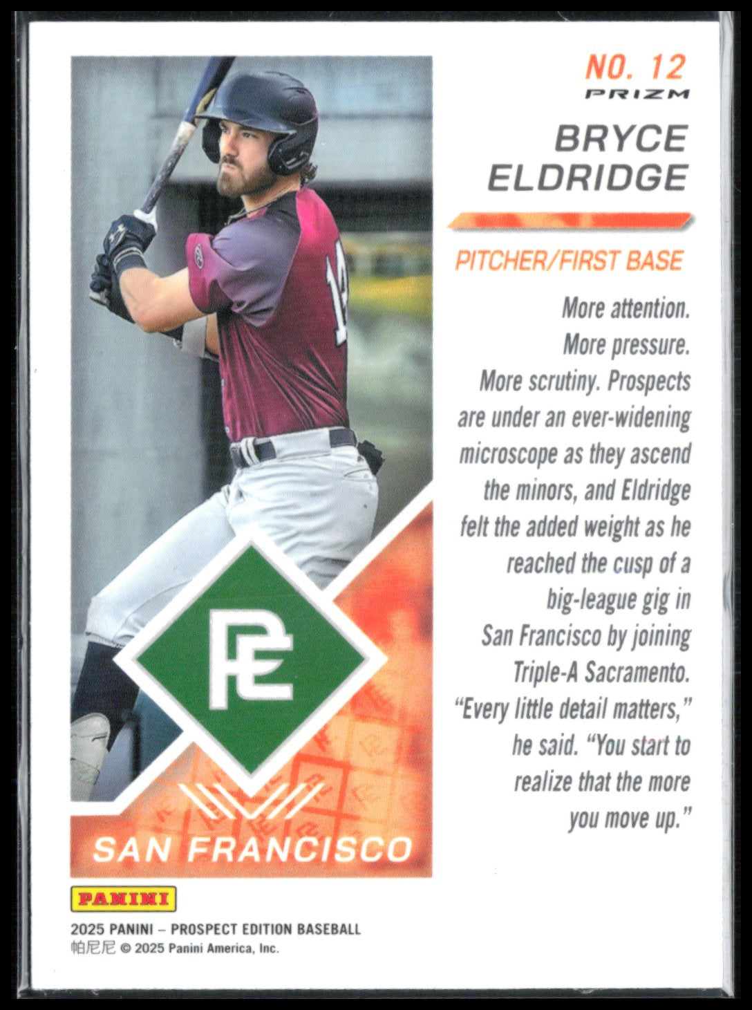 Bryce Eldridge Red Ice Prospect Edition