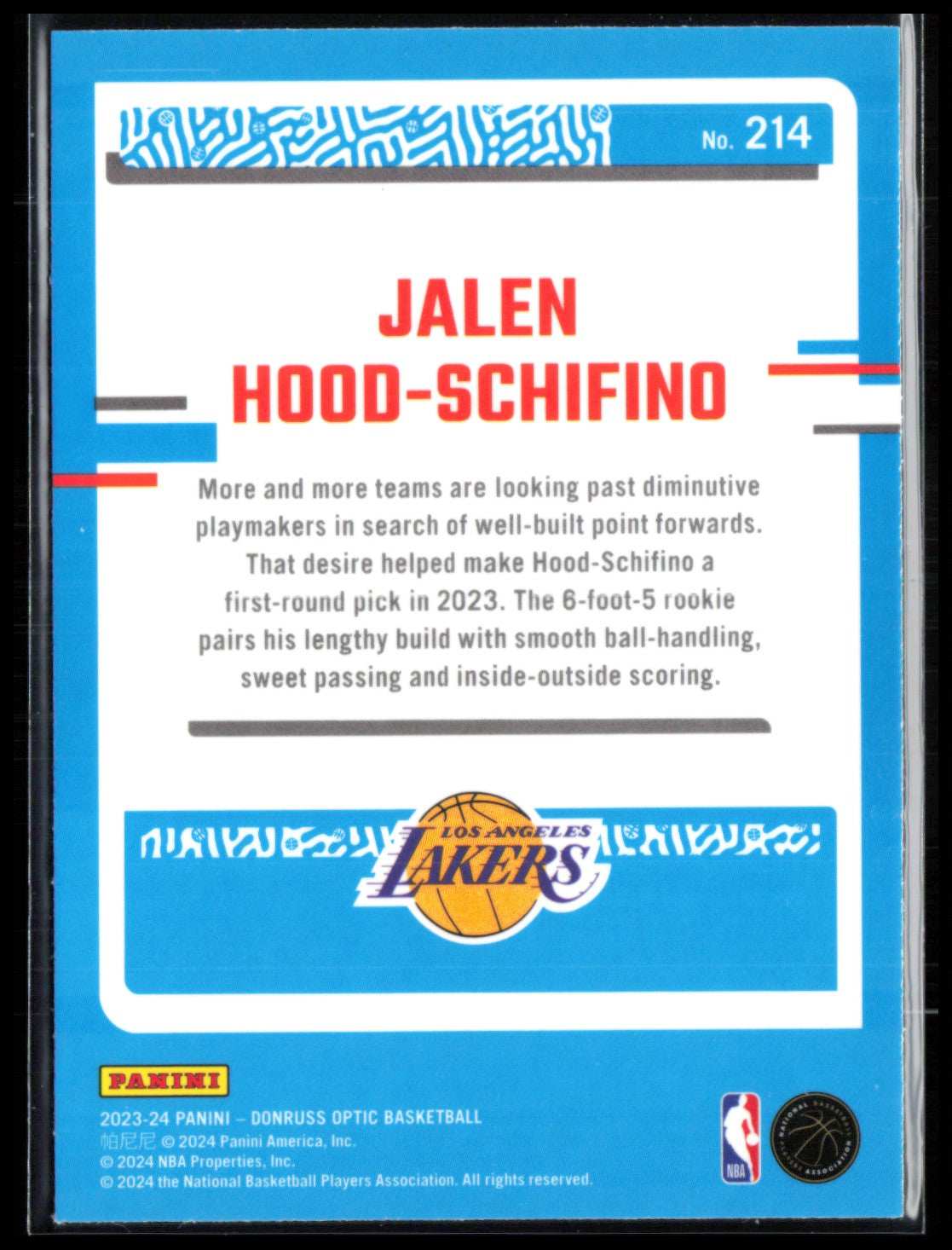Jalen Hood-Schifino RC