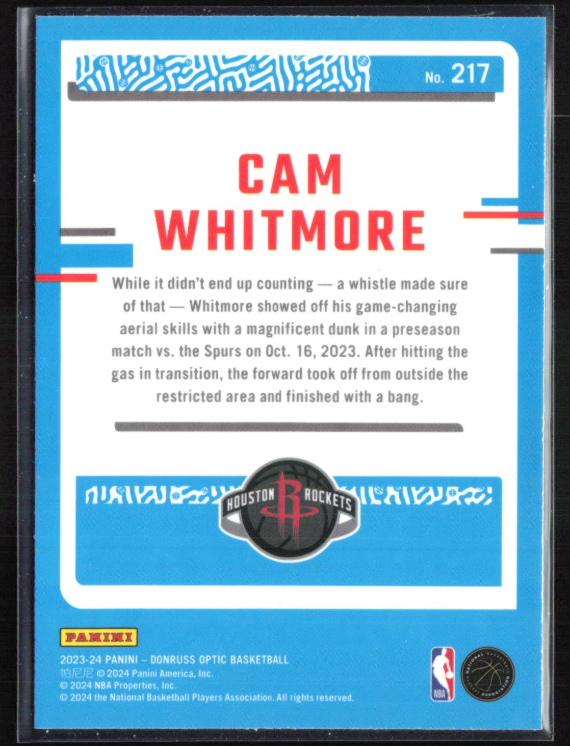 Cam Whitmore RC