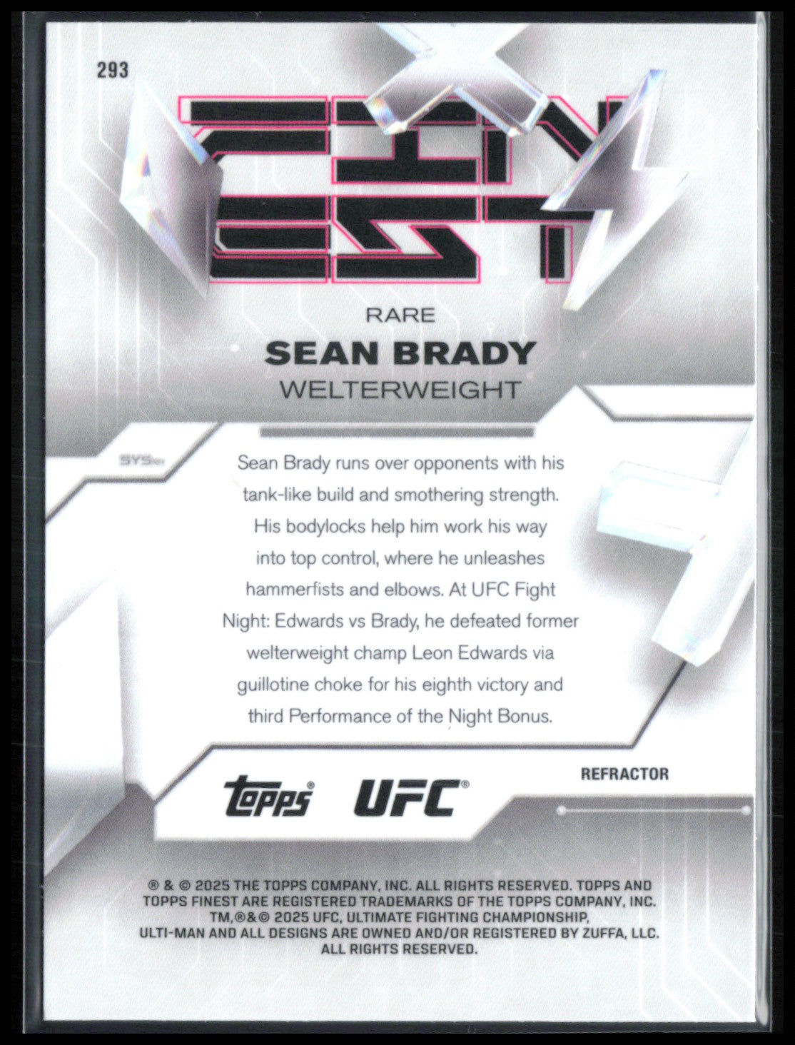 Sean Brady Refractor