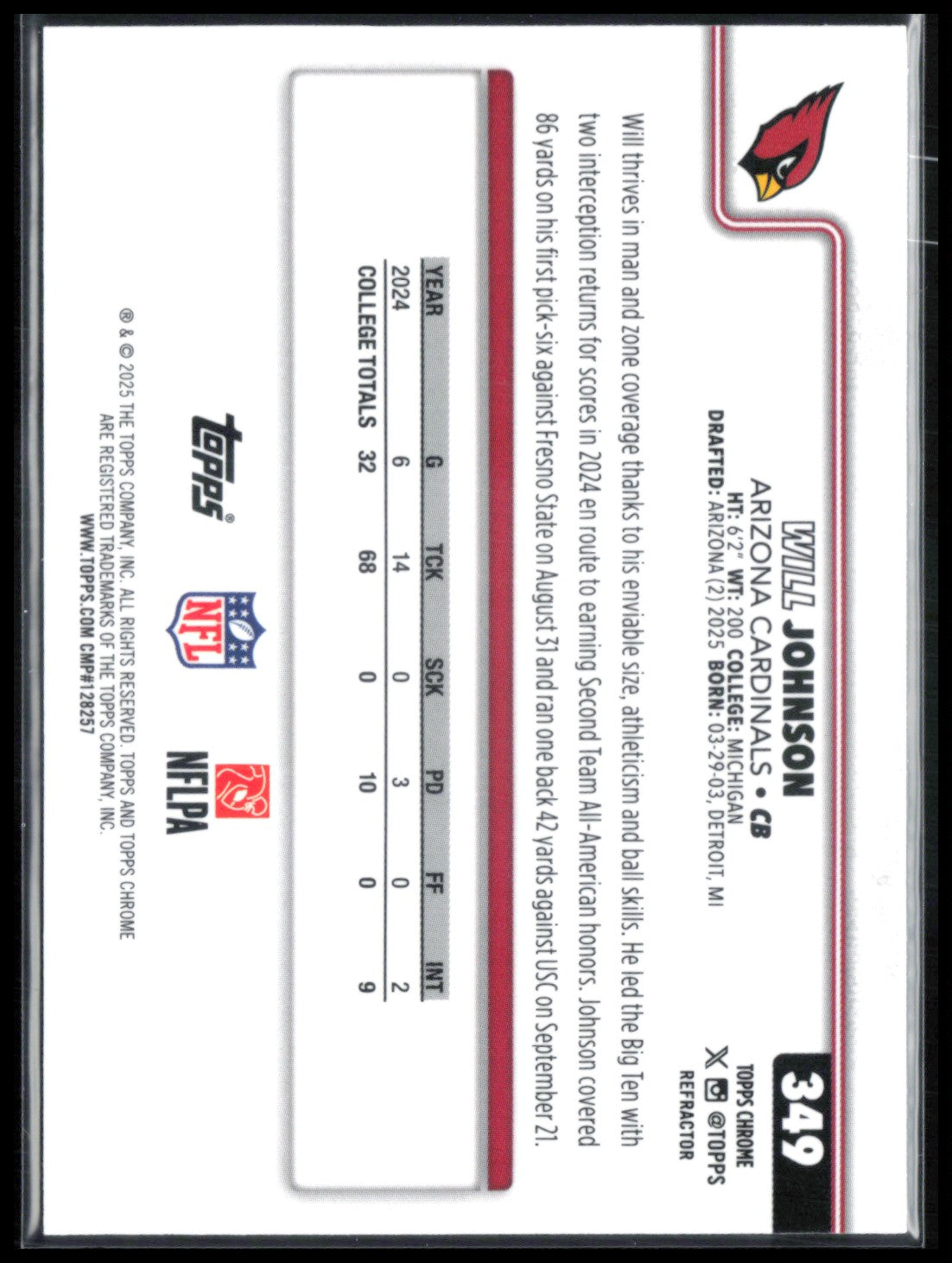 Will Johnson RC Refractor