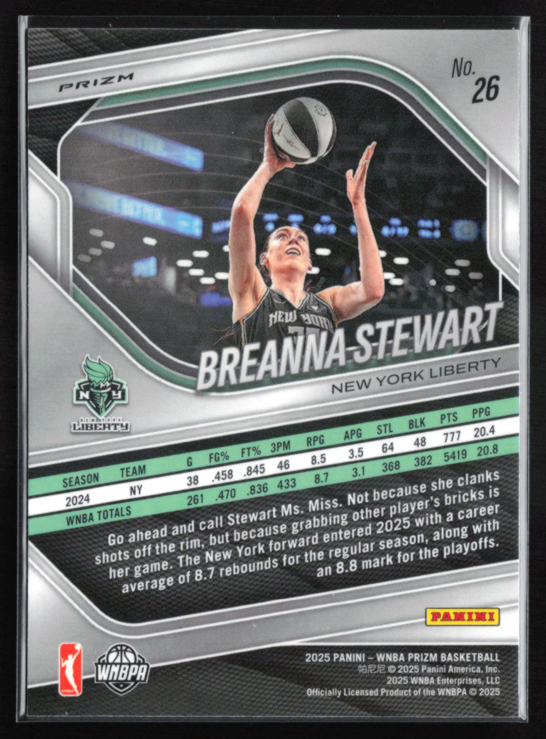 Breanna Stewart WNBA Logo Parallel