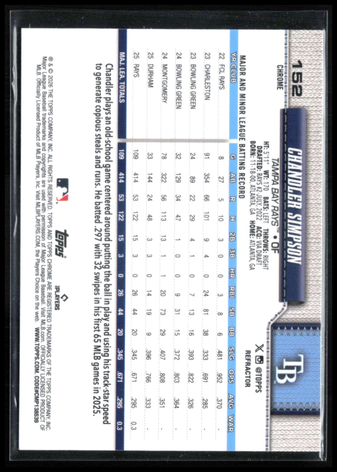 Chandler Simpson Refractor