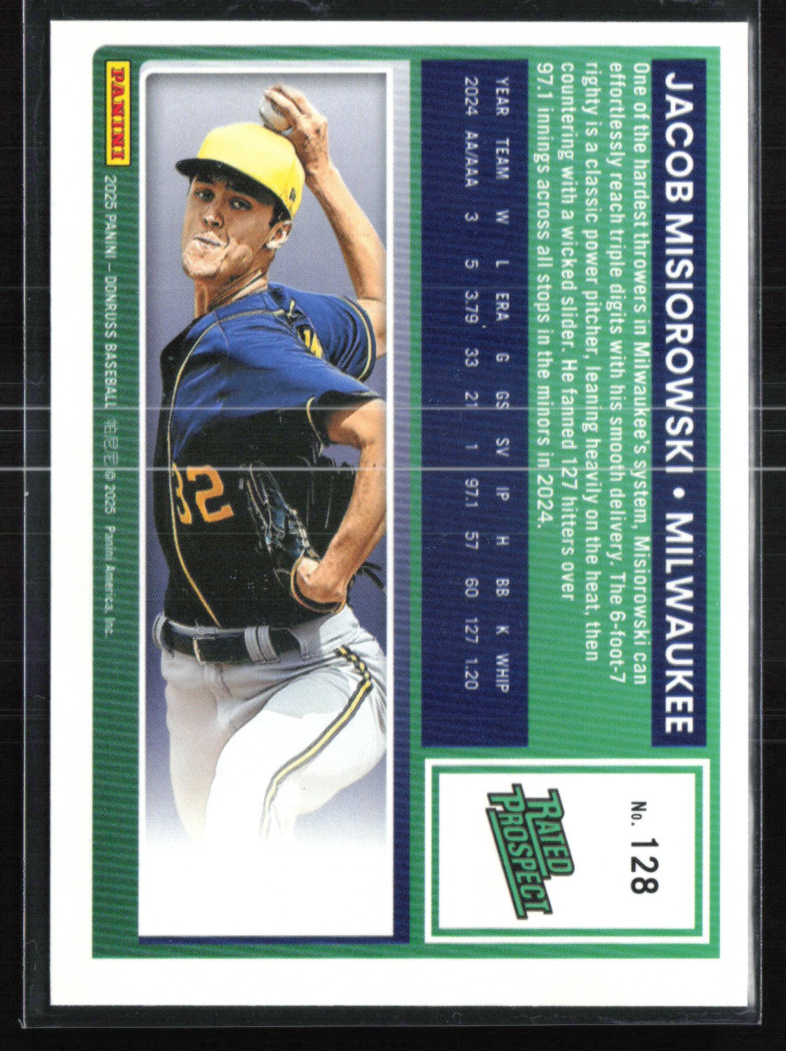 Jacob Misiorowski Rated Prospect