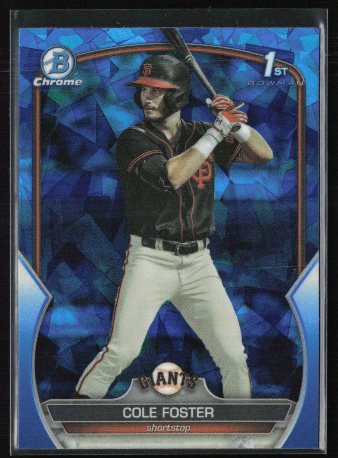 2023 Bowman Draft Chrome Sky Blue Refractors BDC-128 Cole Foster