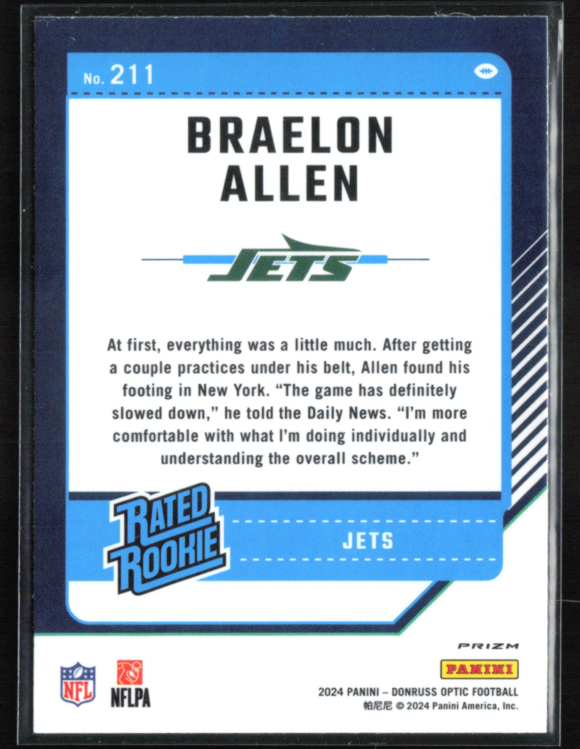 Braelon Allen RC Holo