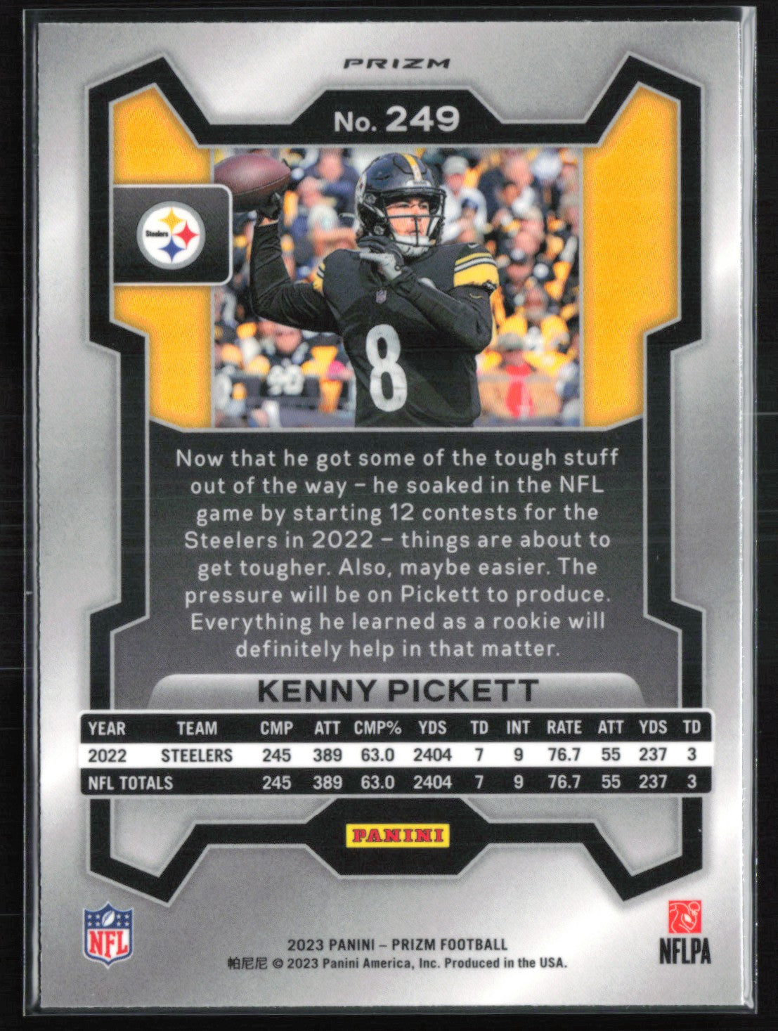 Kenny Pickett Green Prizm