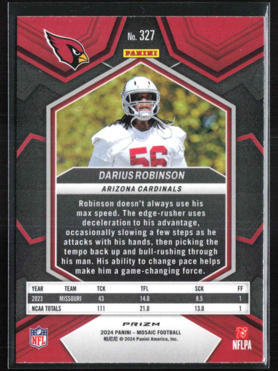Darius Robinson RC Green Mosaic