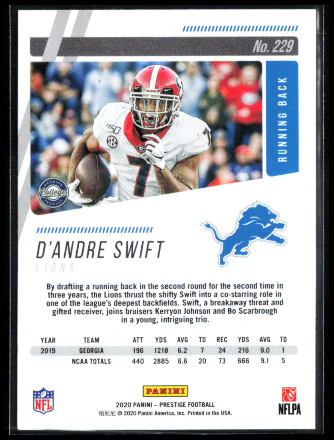 D'Andre Swift RC