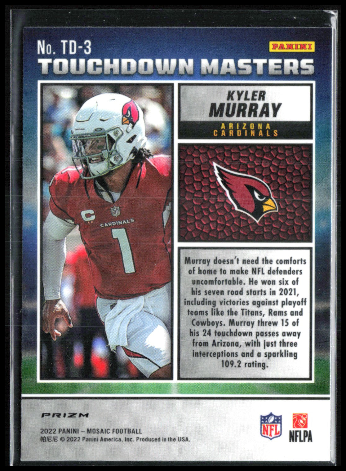 Kyler Murray Green Mosaic