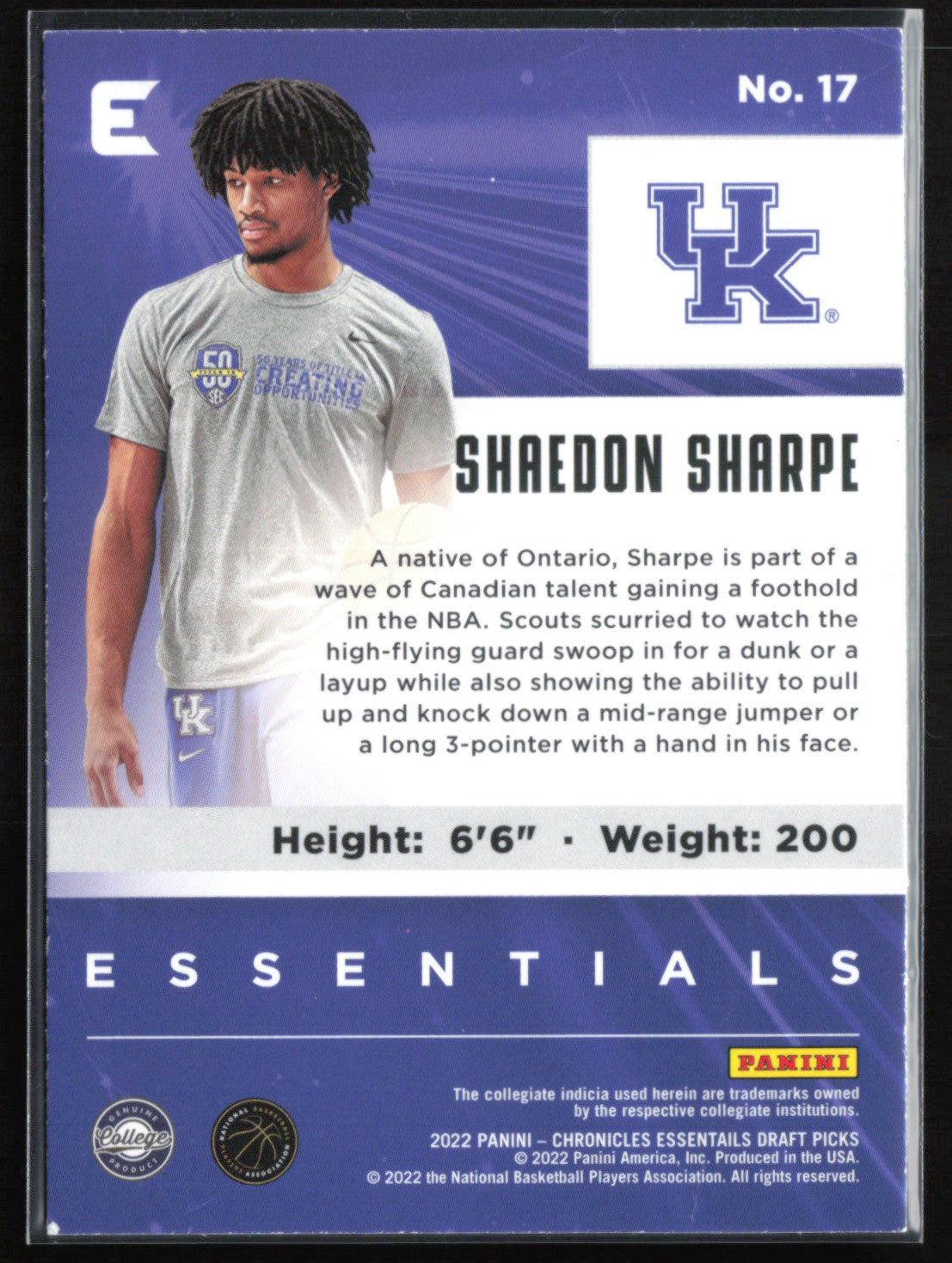 Shaedon Sharpe RC