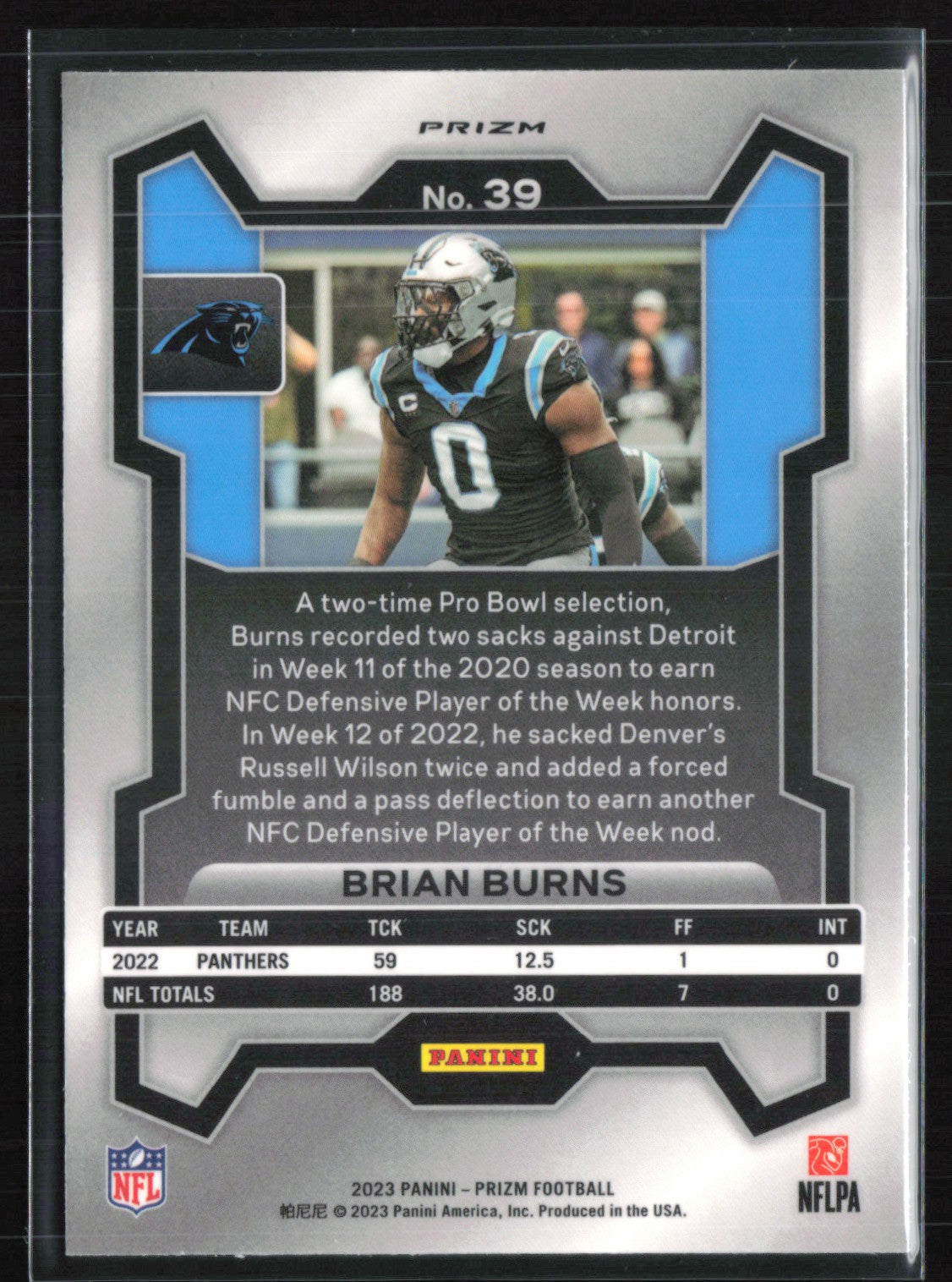 Brian Burns Green Ice