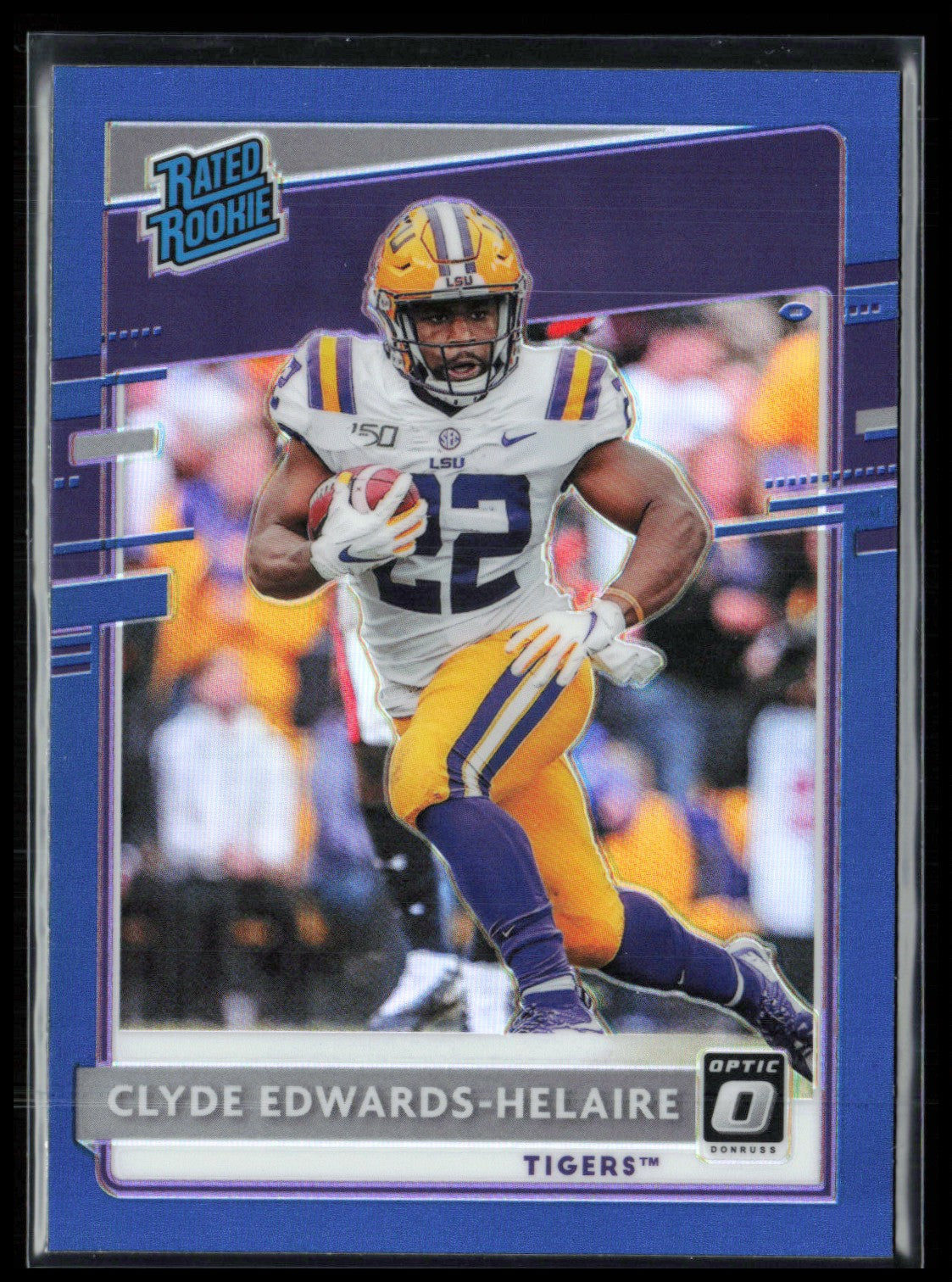 Clyde Edwards-Helaire RC Blue Holo