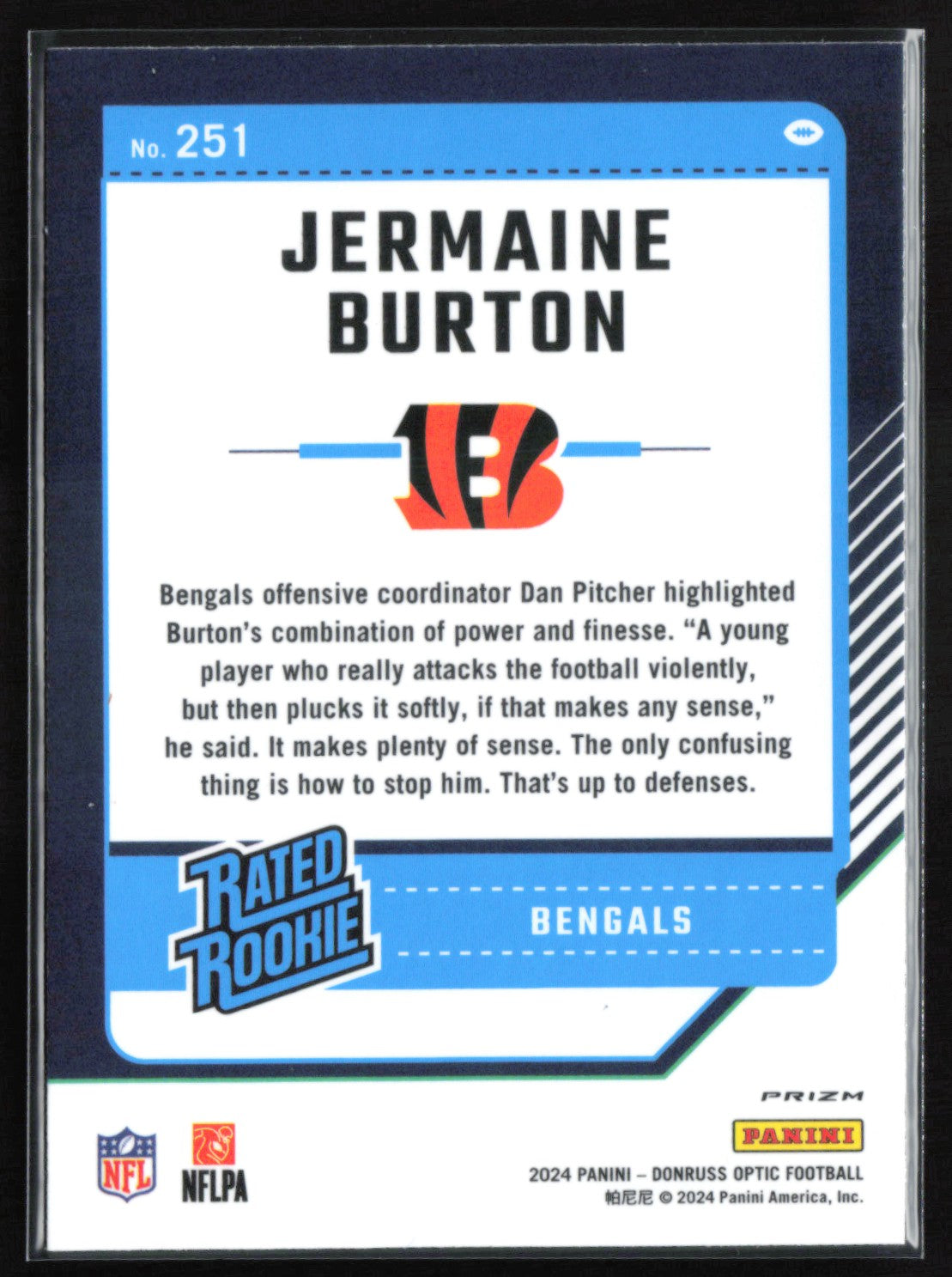 Jermaine Burton RC Purple Shock