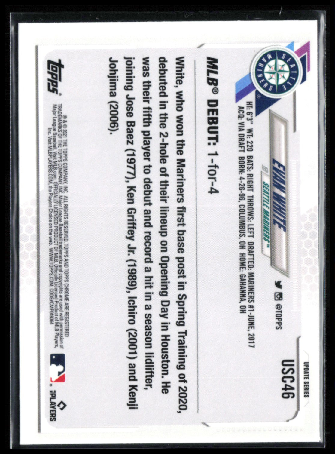 Evan White RC Purple