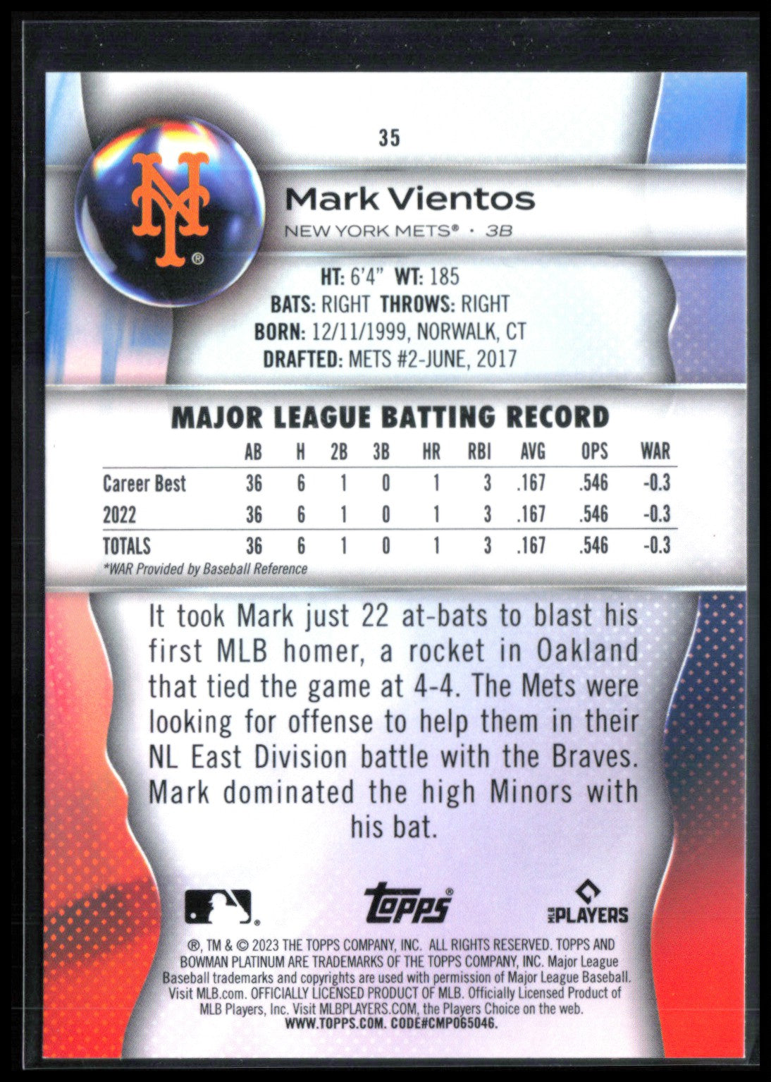 Mark Vientos RC