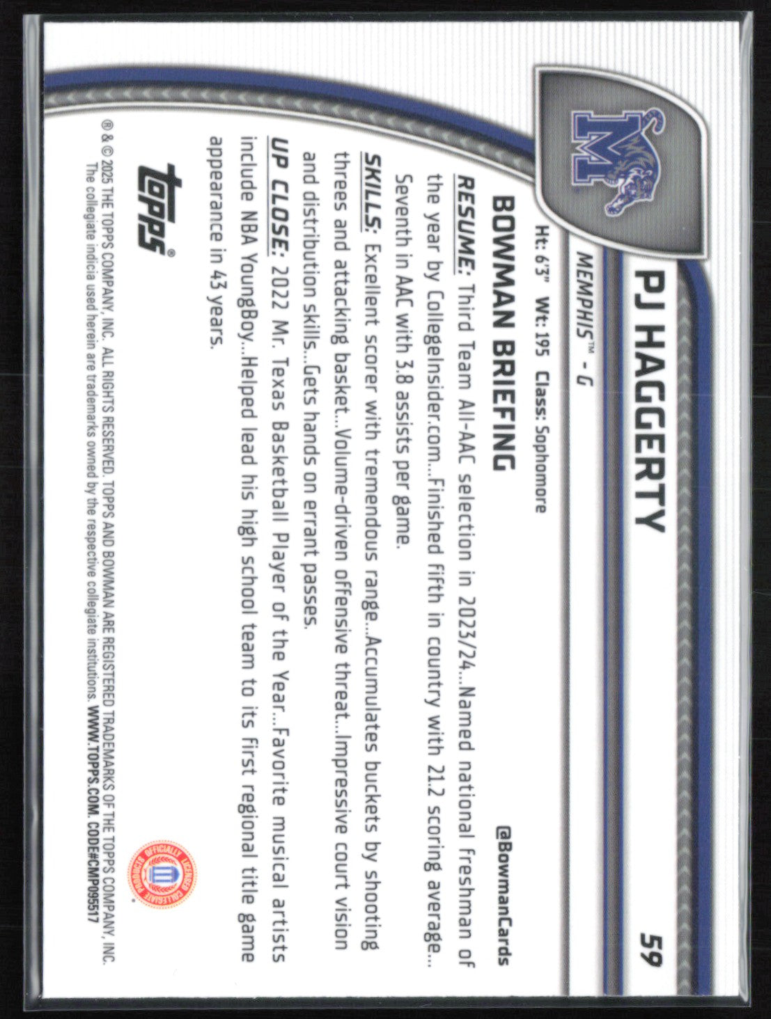 PJ Haggerty 1st Bowman X-Fractor