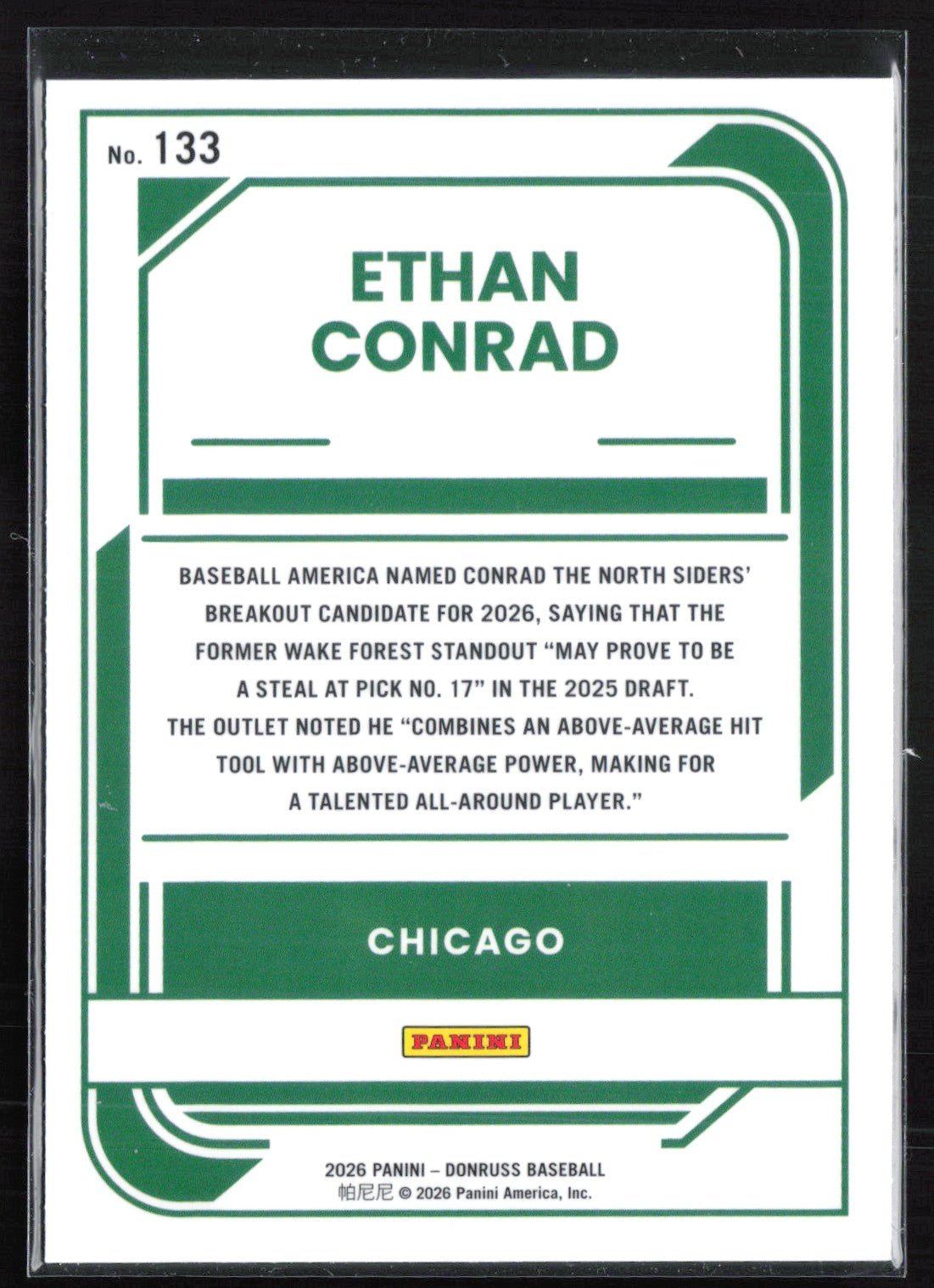 Ethan Conrad Rated Prospect