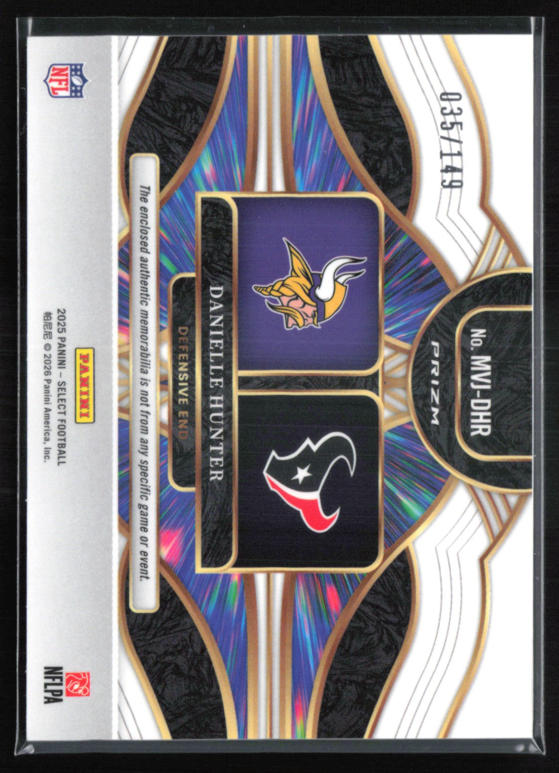 Danielle Hunter Dual Mem Multiverse /149