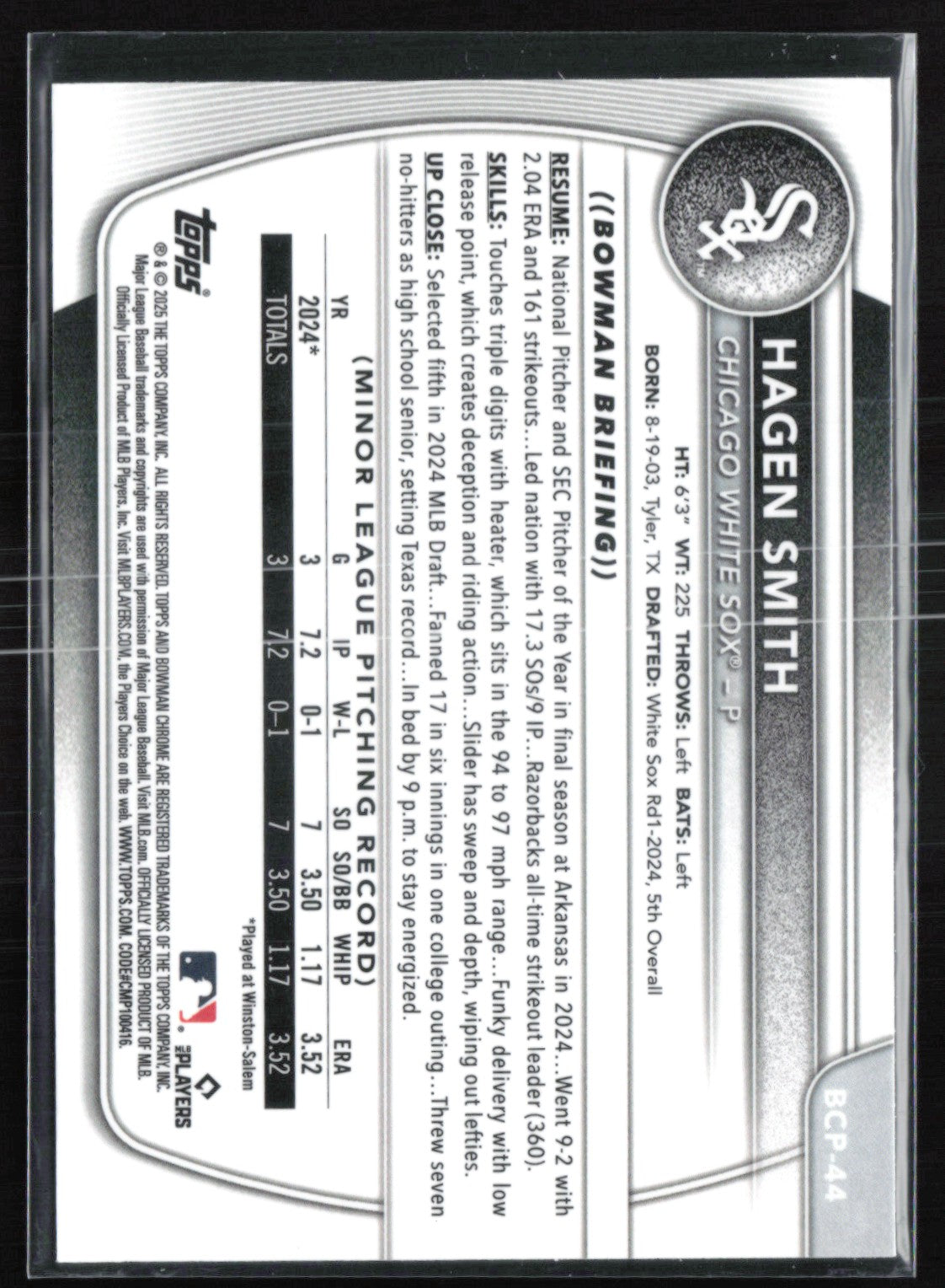 Hagen Smith X-Fractor Prospect