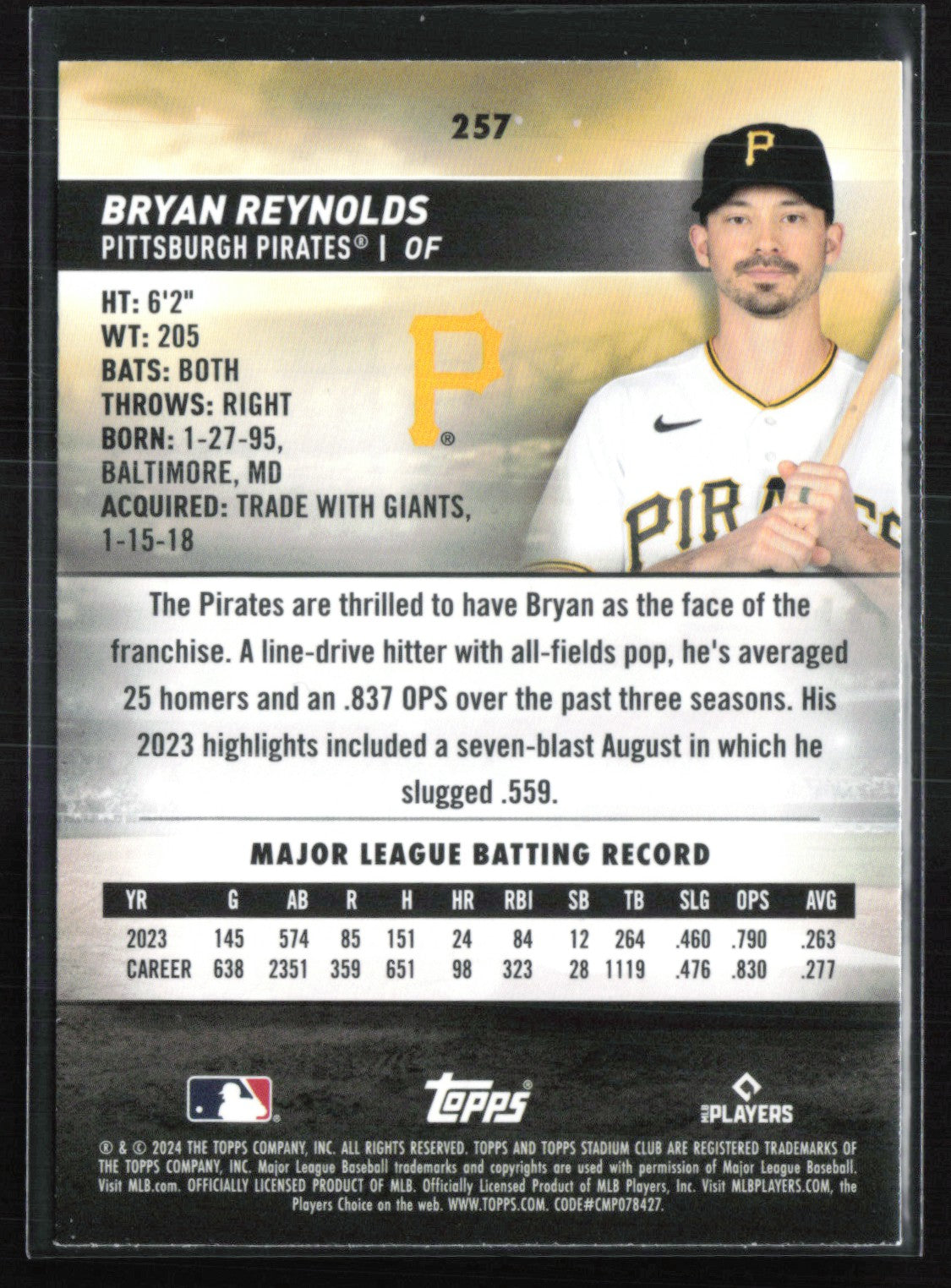 Bryan Reynolds Pink