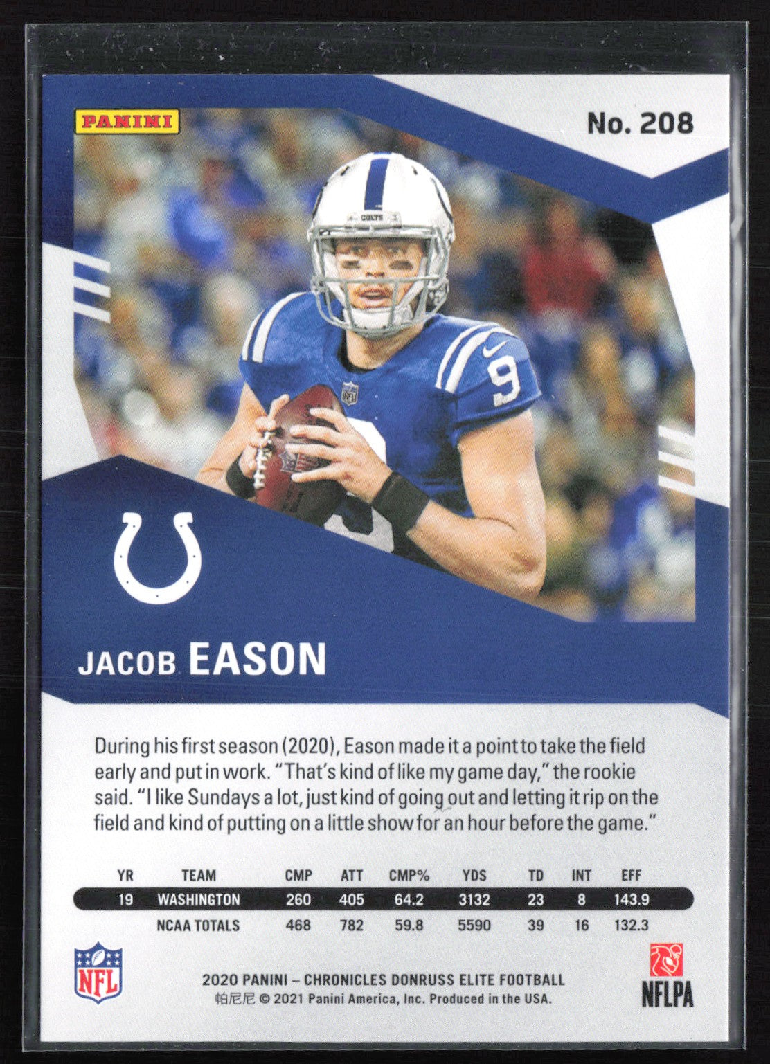 Jacob Eason RC /999