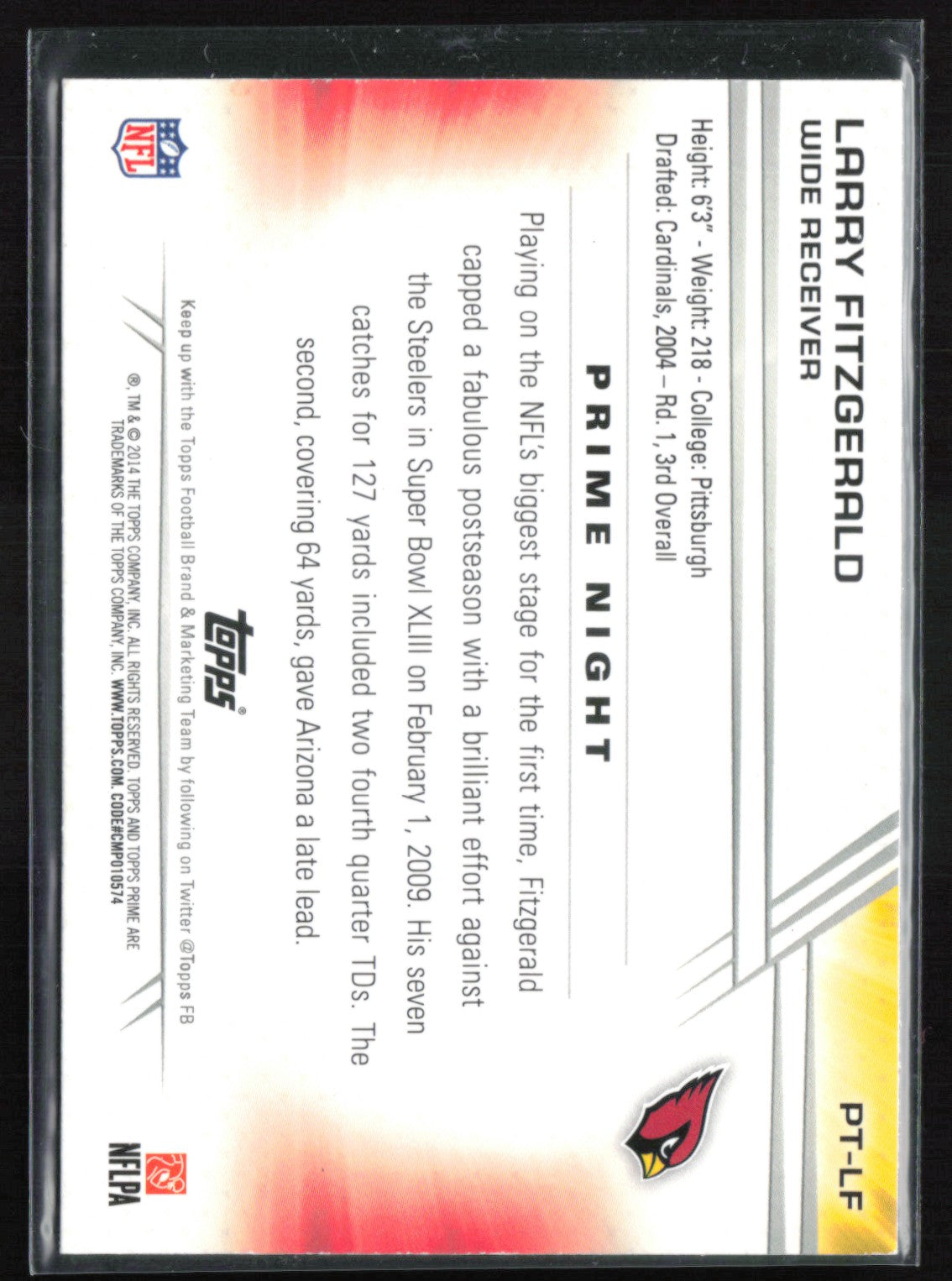 Larry Fitzgerald Prime Timers