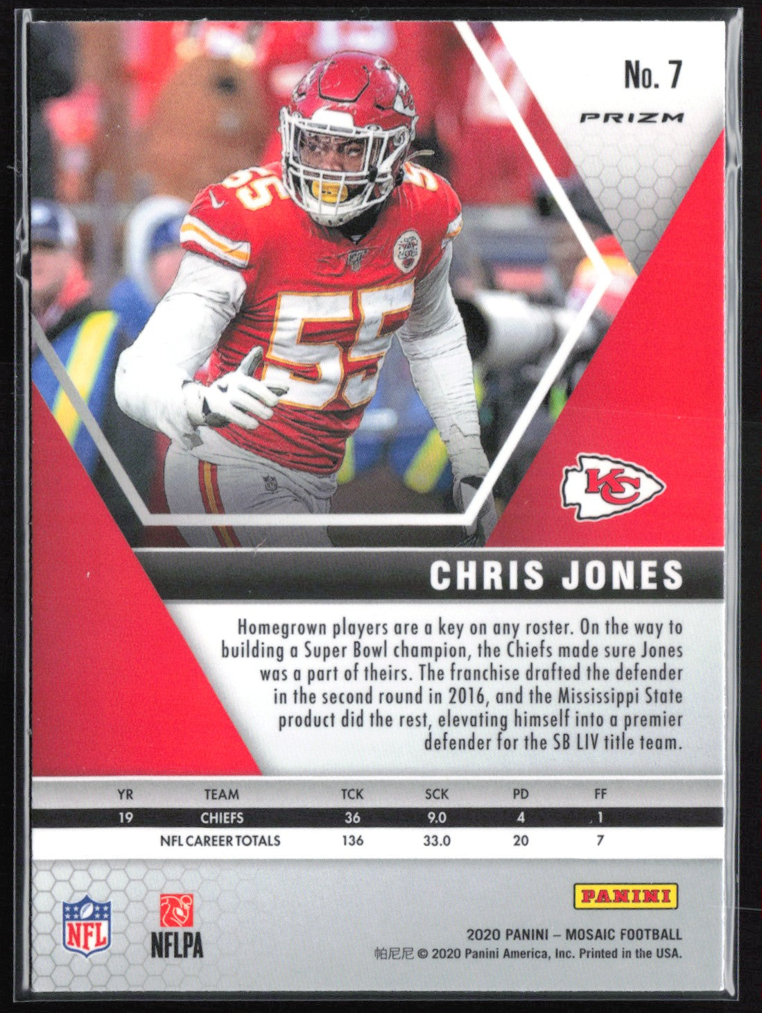 Chris Jones Reactive Red Orange