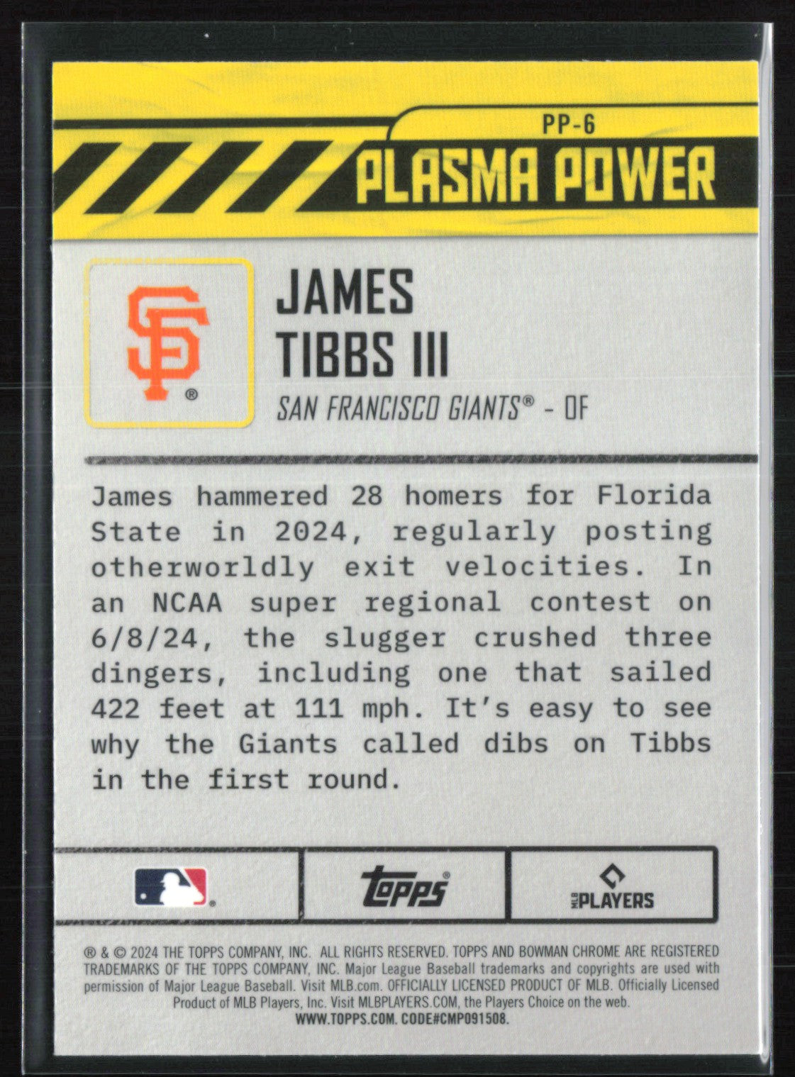 James Tibbs III Plasma Power