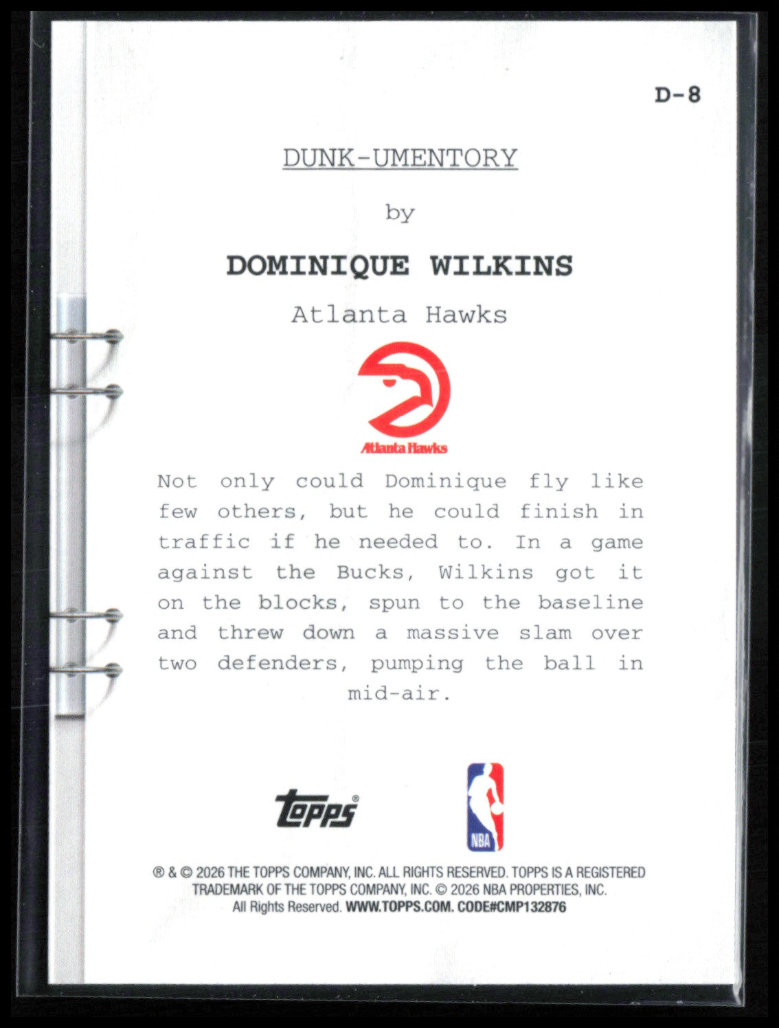 Dominique Wilkins Dunk-umentory