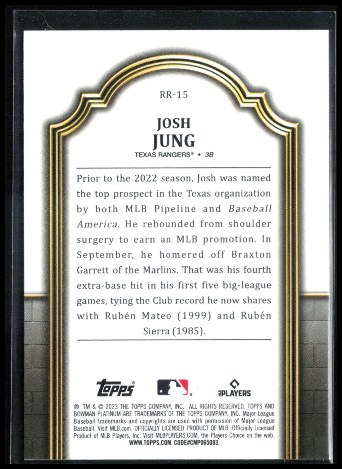 Josh Jung RC
