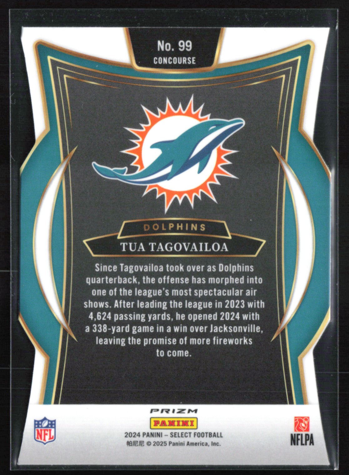 Tua Tagovailoa Silver Die-Cut