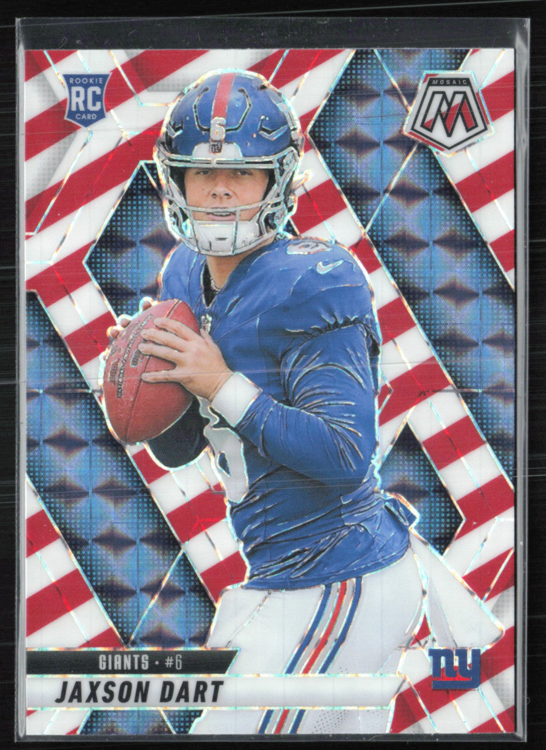 DC ARROW ケイティロッツ　サインカード 2025 Panini Mosaic Camo Pink 362 Jaxson Dart RC RWB Prizm 2024