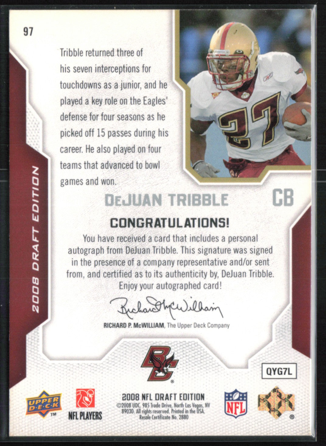 DeJuan Tribble Auto RC