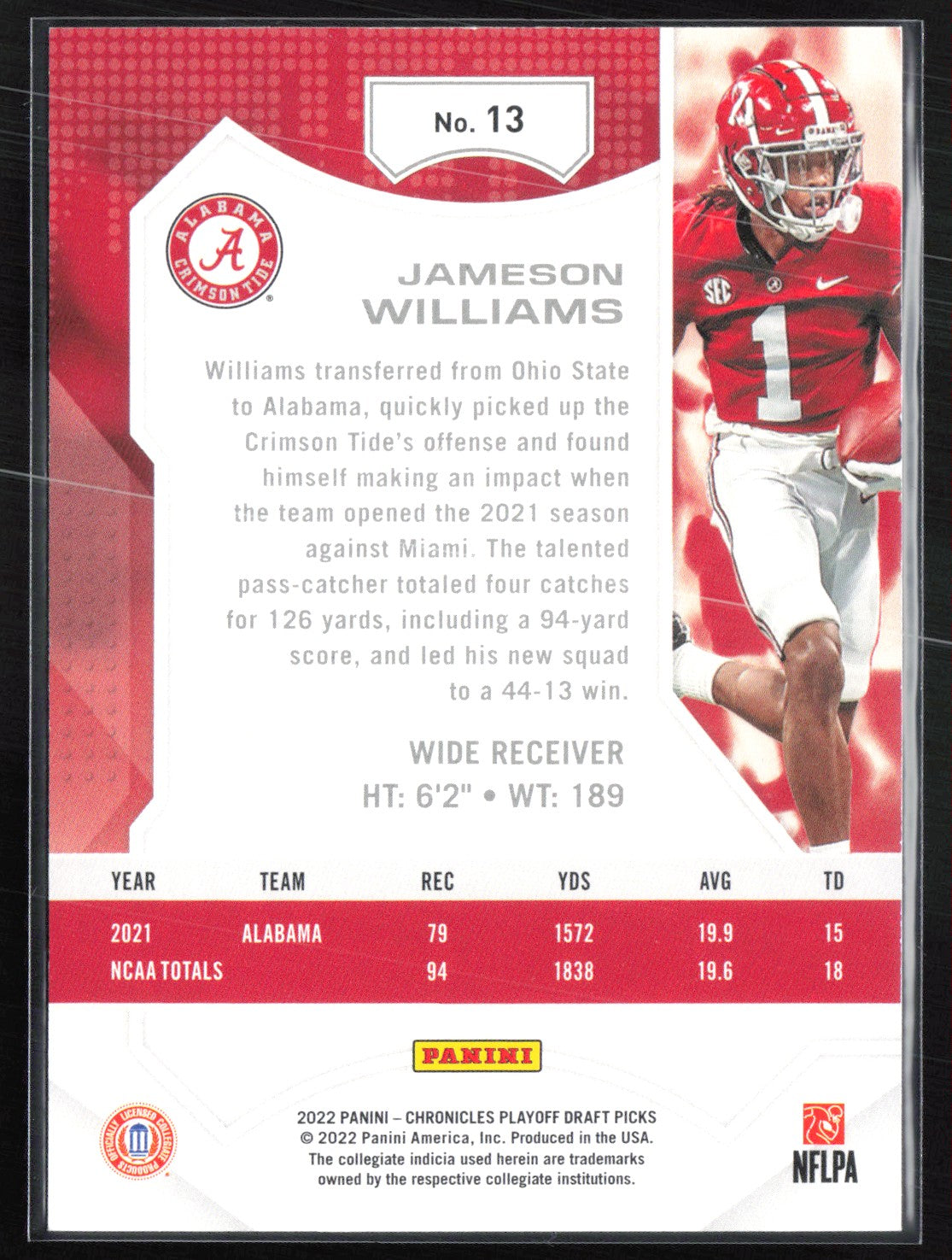 Jameson Williams RC /149