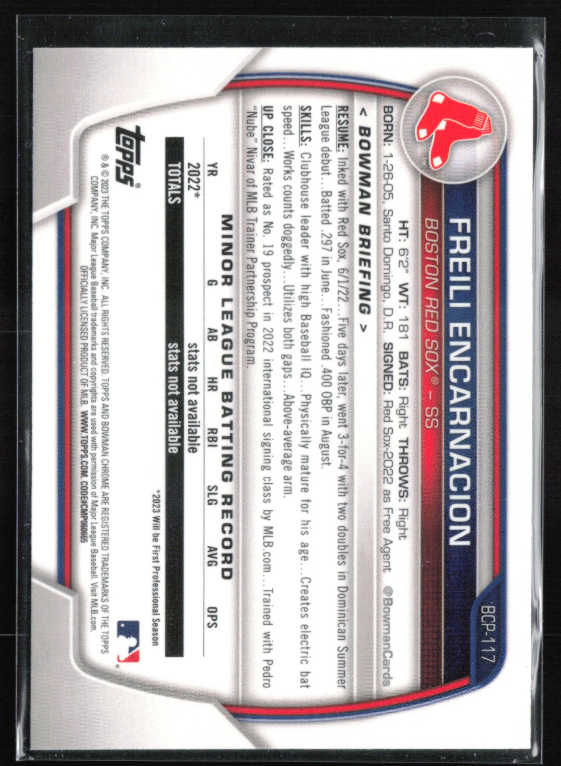 Freili Encarnacion 1st Bowman