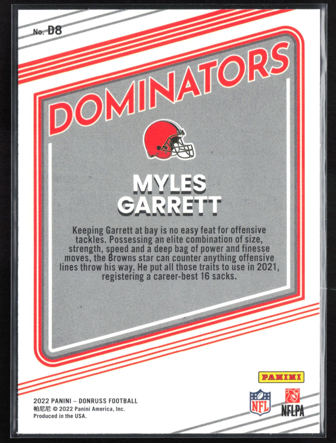 Myles Garrett Dominators