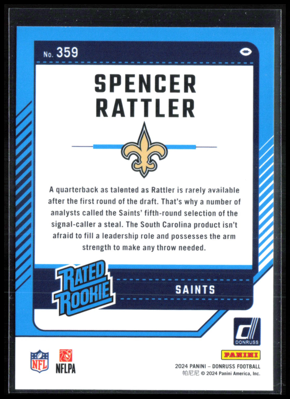Spencer Rattler RC Blue