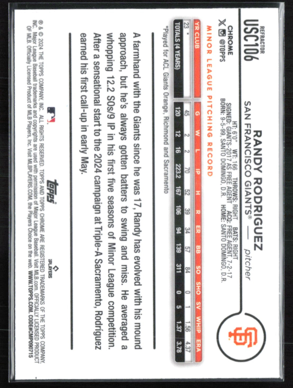 Randy Rodriguez RC Refractor