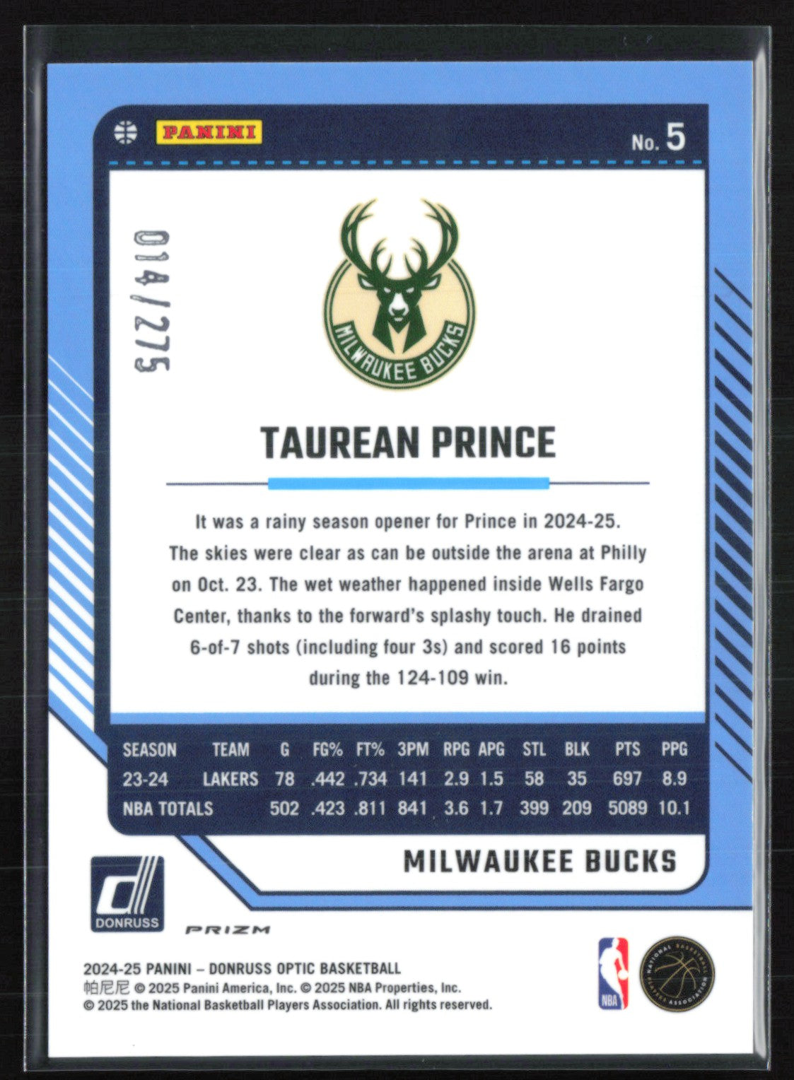 Taurean Prince Pink Glitter /275