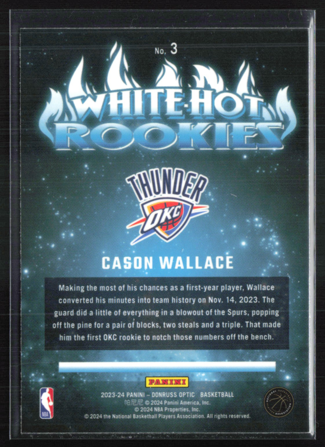 Cason Wallace RC