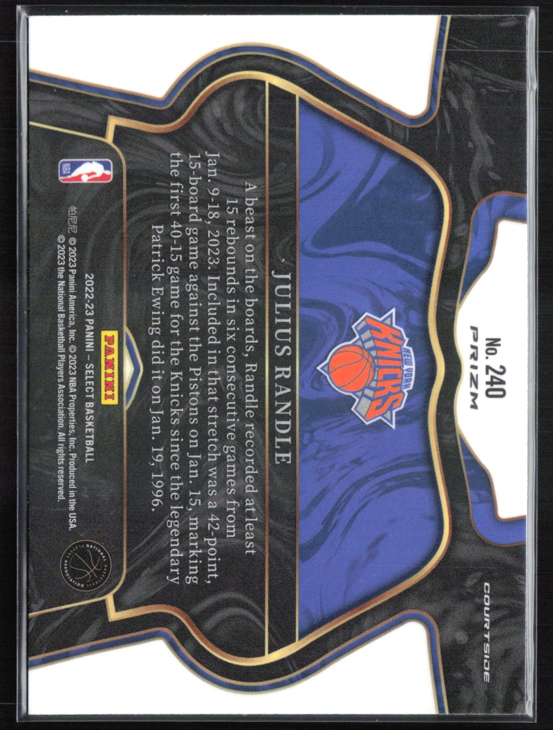 Julius Randle Blue ice