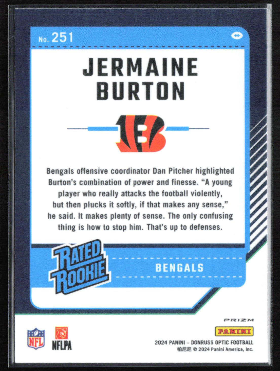 Jermaine Burton RC Purple Shock