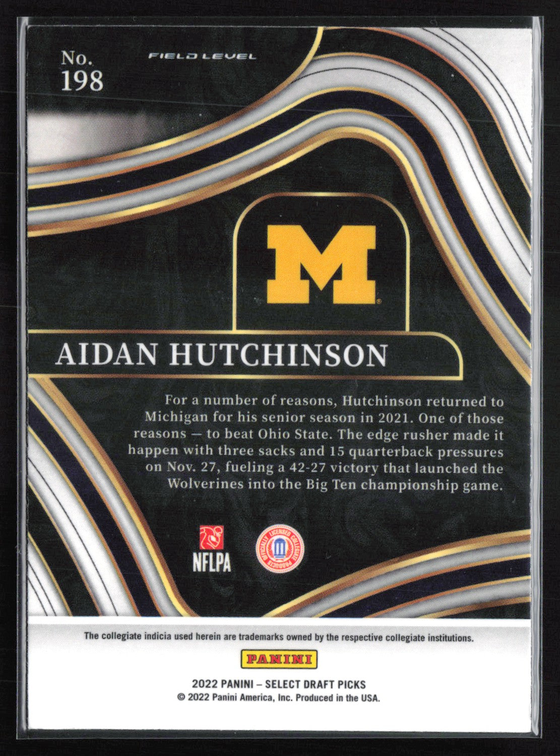 Aidan Hutchinson RC Field Level
