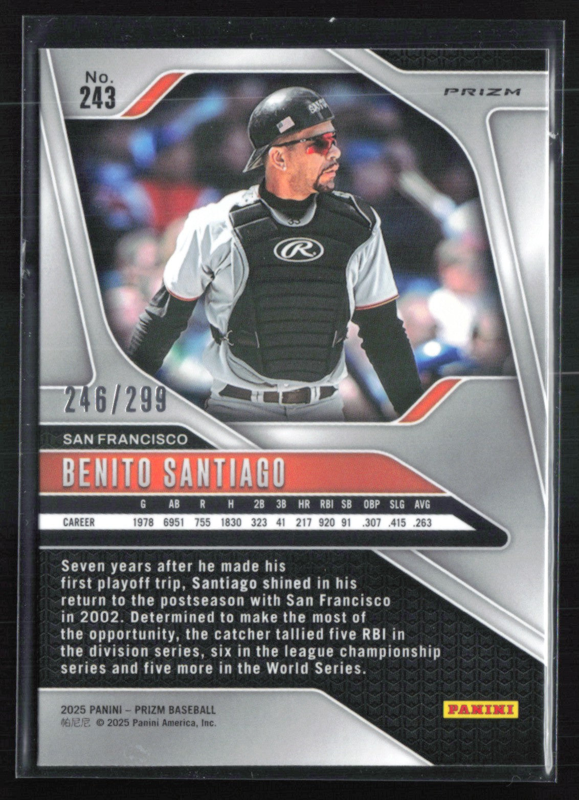 Benito Santiago /299 Red