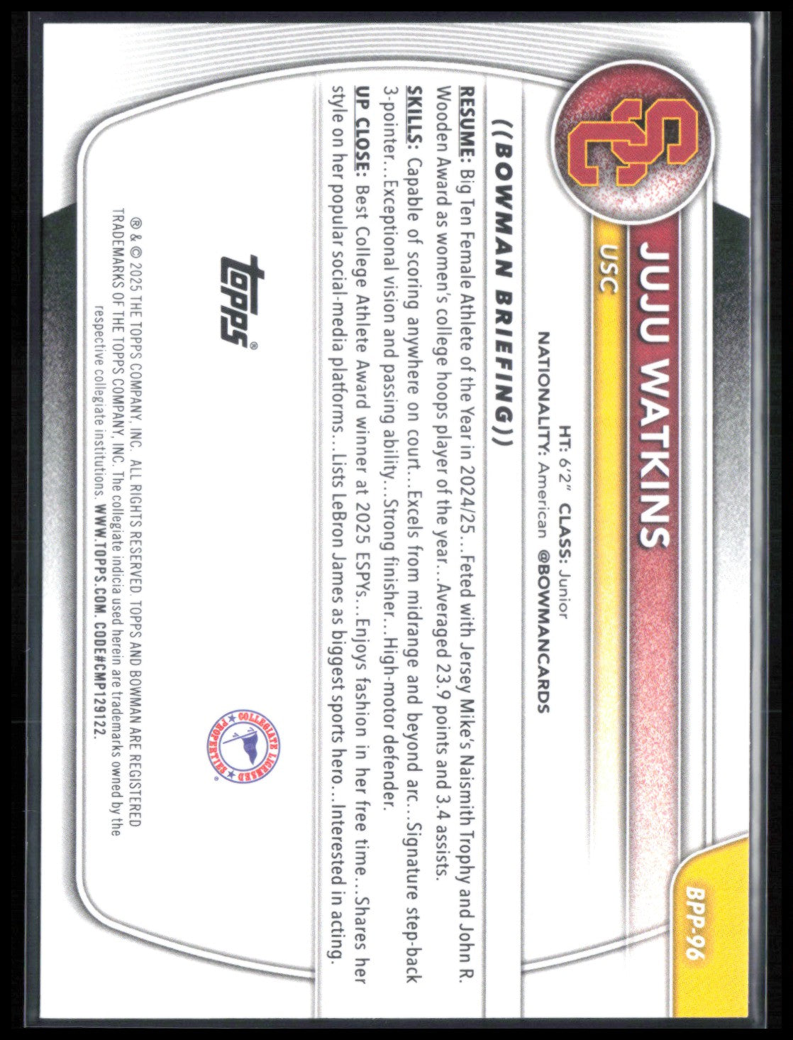 Juju Watkins Prospects